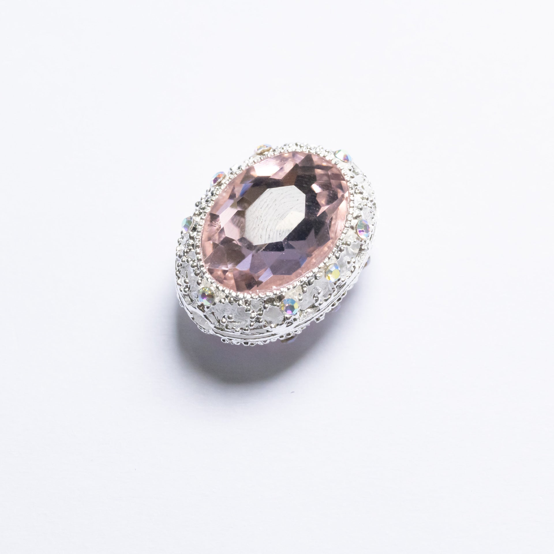 Wholesale 20pcs Alloy Crystal Western Princess Series Straight Hole Multi-color Optional Aperture 2.0mm Diy Mobile Phone Chain Bag Chain Pen